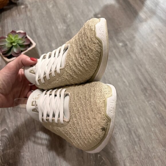 APL Athletic Propulsion Labs Techloom Phantom Running Shoes Tan Sz 10 - Picture 6 of 12